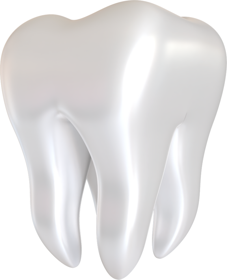 Tooth dental 3d render.